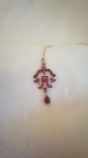 Edwardian garnet and jet necklace from Susan Antiques, Portobello Road. Eat your heart out, Lady Mary Crawley.